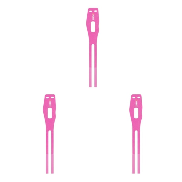 1/2/3/5 Bärbar mjuk Tfcc handledsbygel för fitness och träning Pink M Right 3PCS