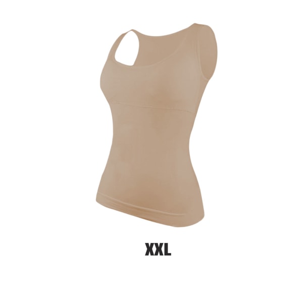 1/2/3 Damväst Fitness Bröststöd Toppar Andas Skin Color XXL 1 Pc
