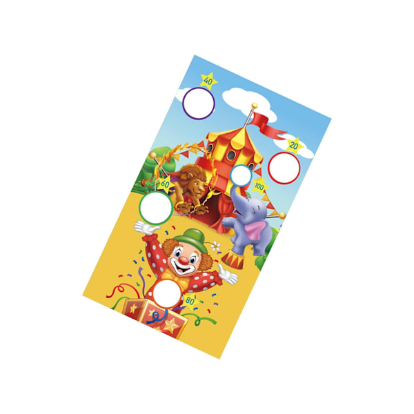 1/2/3 Återanvändbara speluppsättningar Banner Friends Interaction Toss Game Style E 1Set