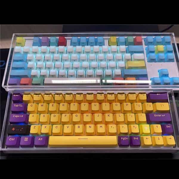 1/2/3/5 Clear Acrylic Keyboard Cover för Logitech Laptop 75 Keys 1 Pc