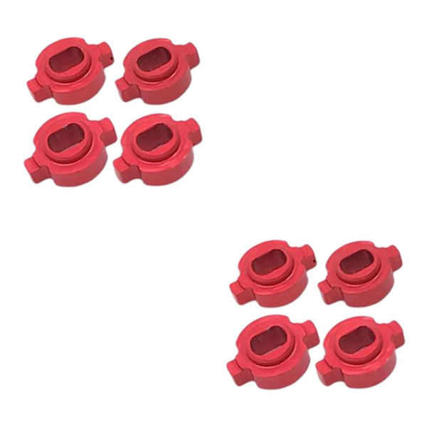 1/2/3/5 paket med 4 kopplingskonverteringsadapter för Zero-Z 1/28 RC red inner dia 2x3mm 2Set