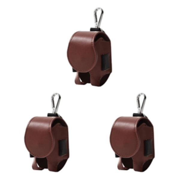 1/2/3/5 För Golfboll Bärväska Liten Bärbar Vattentät För Upgrade Brown 3Set