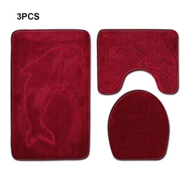 1/2 3pack/lot Halkfri Chenille Badmatta Lätt att installera PJ210922-A012 1Set