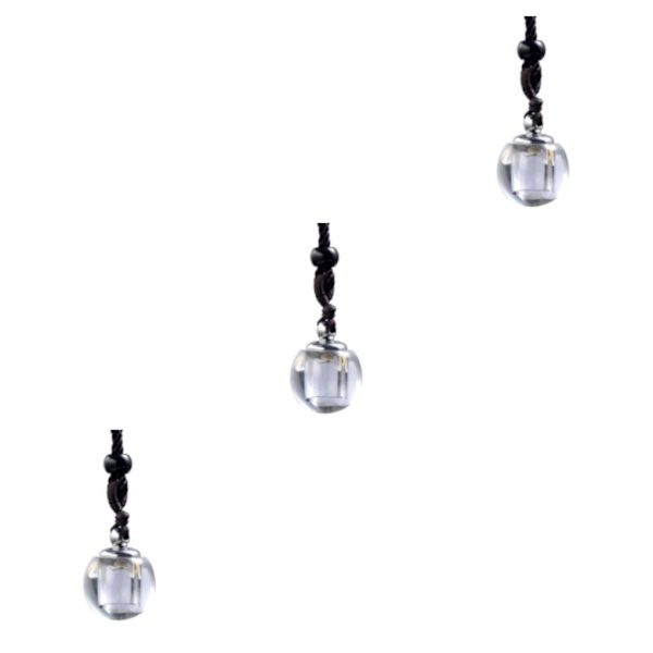 1/2/3/5 Memorial Pendant Halsband Parfymflaska för Ashes spherical 3Set