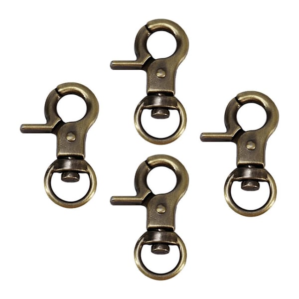 1/2/3/5 4 st zinklegering hummerklospänne Swivel Trigger Clips Bronze 30mm 1Set