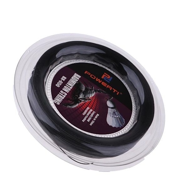 1/2/3 Smidig och slitstark Nylon Badminton Racket String Hög Black 200m 1 Pc