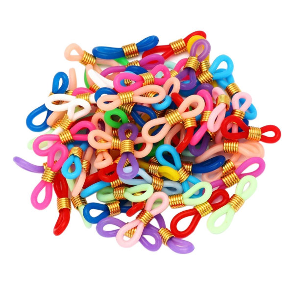 1/2/3/5 50 st Glasögon Glasögon Kedjeremshållare Loop Ends Type C 50 Pcs 1Set