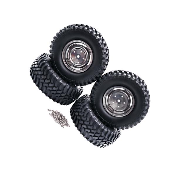 1/2/3/5 4-håls 100MM simuleringsdäck för ECX 1/12 Rc RGT136100 titanium 1Set
