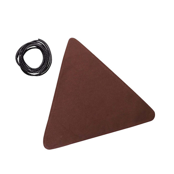 1/2/3/5 Canvas Camping För Triangel Pall Duk Resor Vandring Brown 37 x 37cm 1Set