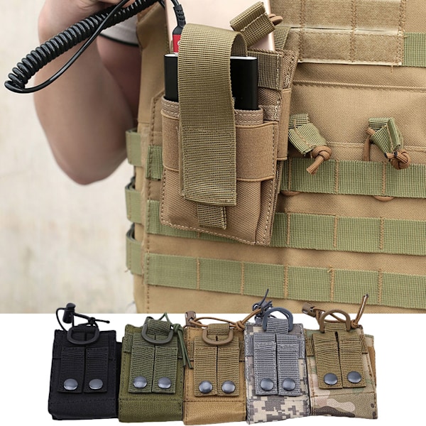 1/2/3/5 Radio Intercom Bag Interphone Magazine Pouch Hunting Green 1 Pc