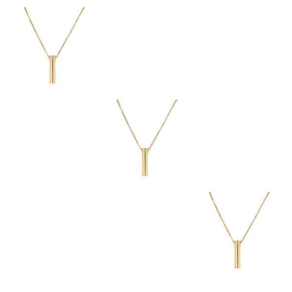 1/2/3 Urn Halsband Keepsake Bar Cylinder för fester Gold 1.50x0.35 Inch 3Set