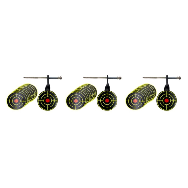 1/2/3/5 Metal Practice Target 5mm Tree Standing Target Rotary 3Set