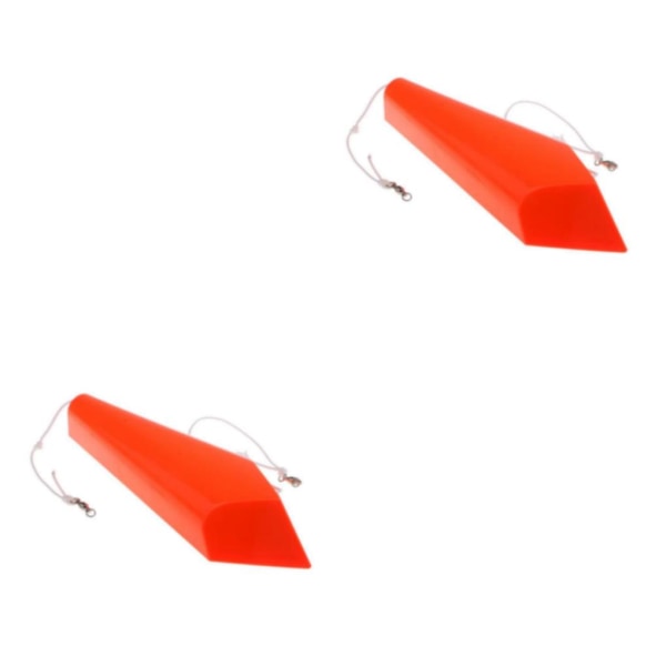 1/2 stänkande flöte Båtfiske Trollingtillbehör Sidohyvel Left 24cm 2Set