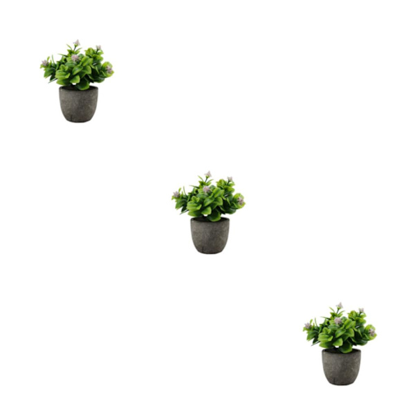 1/2/3 Plast Realistic Artificiell Suckulent Lågt underhåll newcoffeebabysbreath 3Set