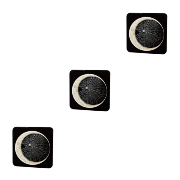 1/3/5 akryl spindelnät Set Snyggt hållbart för Halloween Square 3Set