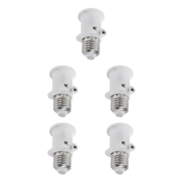 1/5 1st E27 Sockel Glödlampa Lampsockel Kontakthållare Adapter 5Set