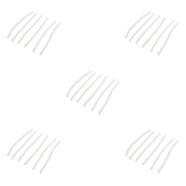 1/2/5 6 delar Ringstorleksjustering för lösa ringar Smyckesskydd Clear 6 Pcs 5mm D 5Set