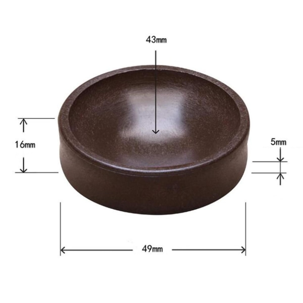 1/2/3/5 4st Möbler För Gripper Cups Runda golvskydd coffee outer dia 49mm 1Set