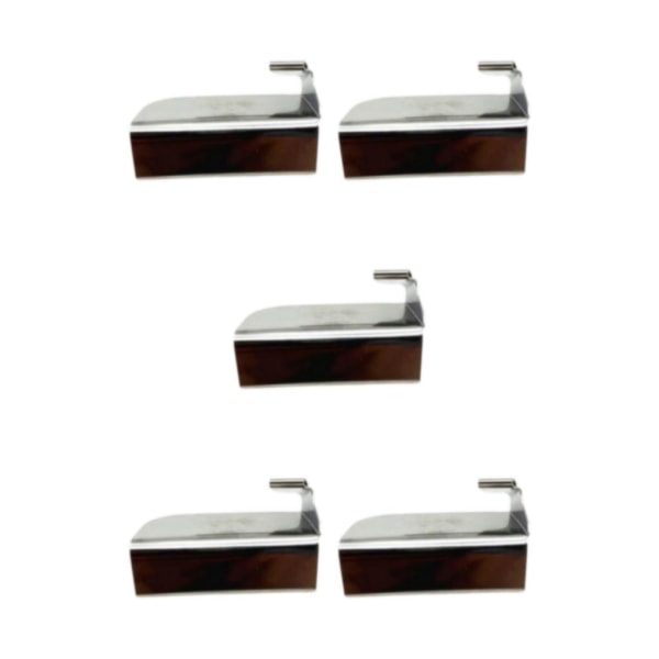 1/2/5 sömguide för symaskinens nybörjarhantverksdelar Silver 51x9mm 5Set