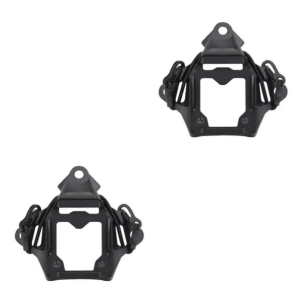 1/2/3/5 Lättviktsmonterad basadapter Utomhus hållbart tillbehör Black 10x2.5x9cm 2Set
