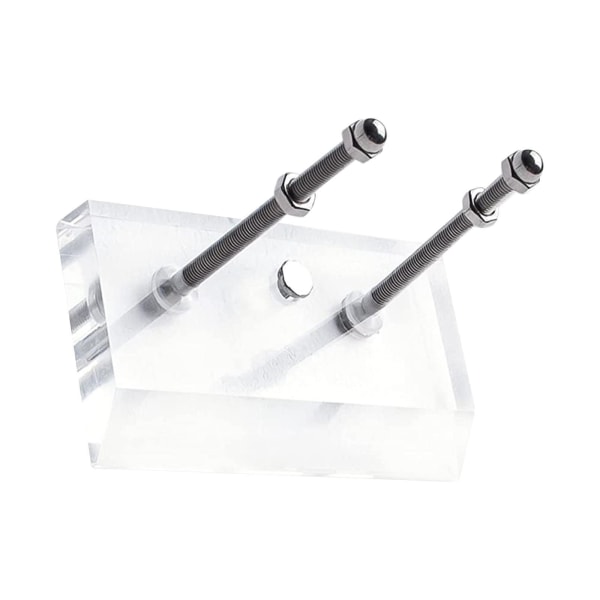 1/2/3/5 Väggmonterad Longboard Display Rack för snygg garage Clear 1 Pc
