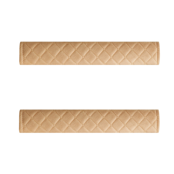 1/2/3/5 2 stycken Supermjuka, mjuka bilkåpor Ingen blekning Ingen fällning beige single line 33CM 1Set