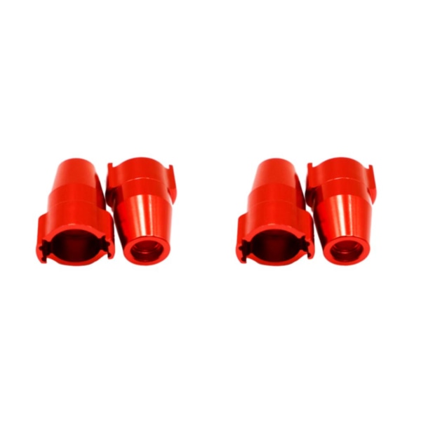 1/2/3/5 2 stycken bakre navhållare för 1/12 ECX Barrage Aluminium red 2Set