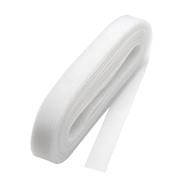 1/2 styv krinolin tagelfläta bröllopsklänning i Millinery White 2.5cm 1Set