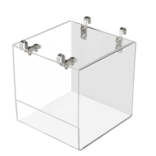 1/2/3 transparent färg fågelvattenbadkar Lätt att installera Bath Box 13*11*13CM 1Set