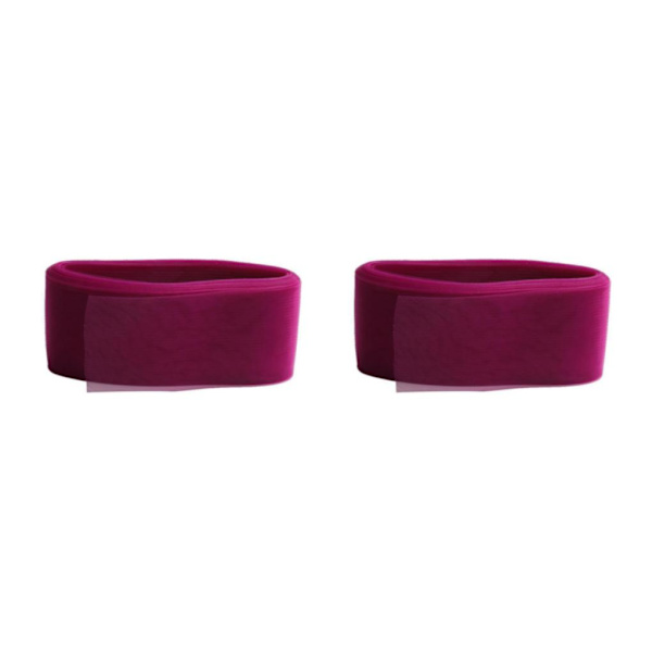 1/2 Crinoline Horse Hair Braid DIY Craft för fascinerare Deep Rose Red 2Set