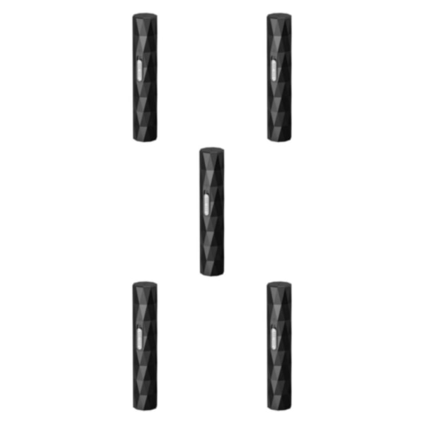 1/2/3/5 Electric Nose Hair Trimmer Näsborrar Öron Rakapparat Grooming Black Single Head 5Set