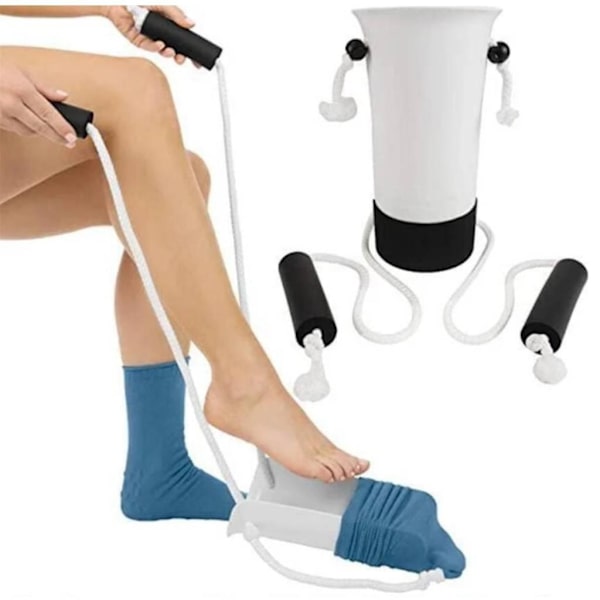 Sock Aid Slider Easy On Off Draghjälp för äldre funktionshindrade