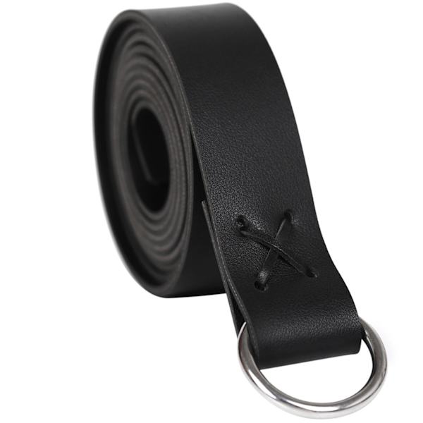 1/2/5 Läder Medieval För Viking Bälte Midjeband Fotorekvisita Black Length: 190cm 1Set