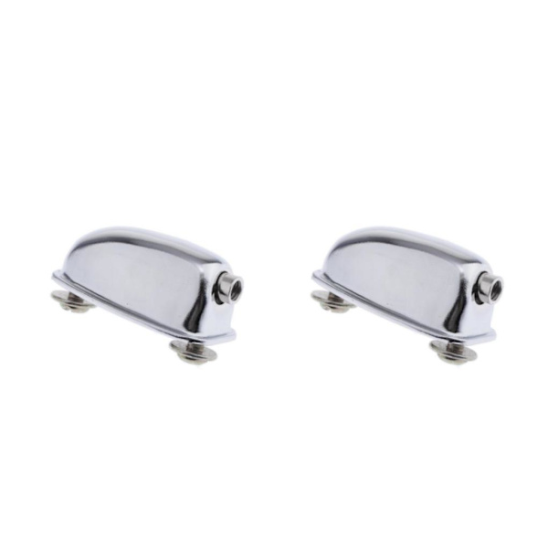 1/2/5 Silver Single End Tom / Snare Trum Lugs med montering 2Set