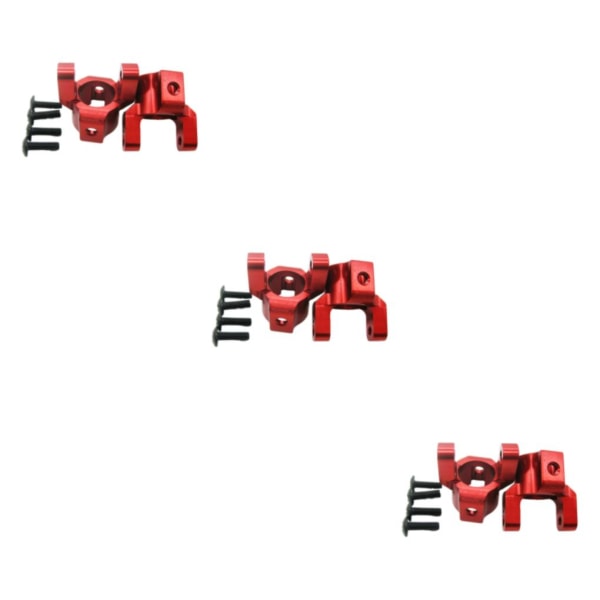 1/2/3/5 aluminium C-nav för AXIAL SCX10 högprecisionsaluminium red 3Set