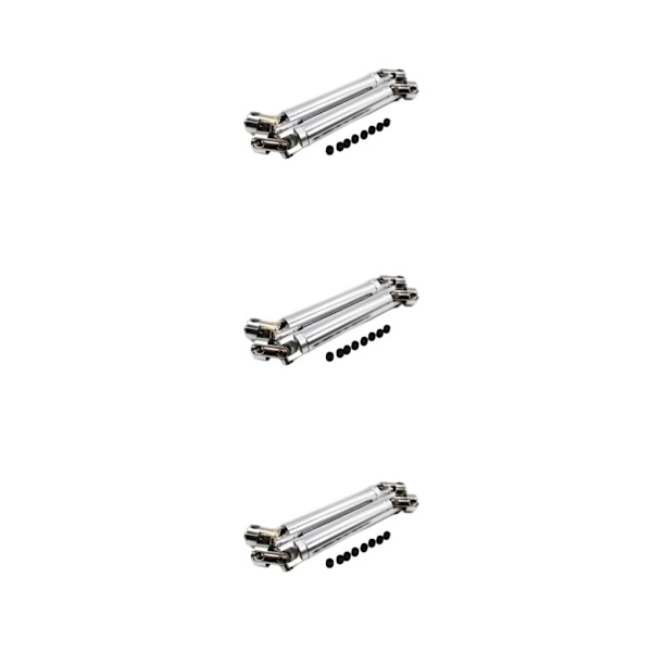 1/2/3/5 Center Drivaxel För ECX 1/12 Rc RGT136100 Aluminium silver 3Set