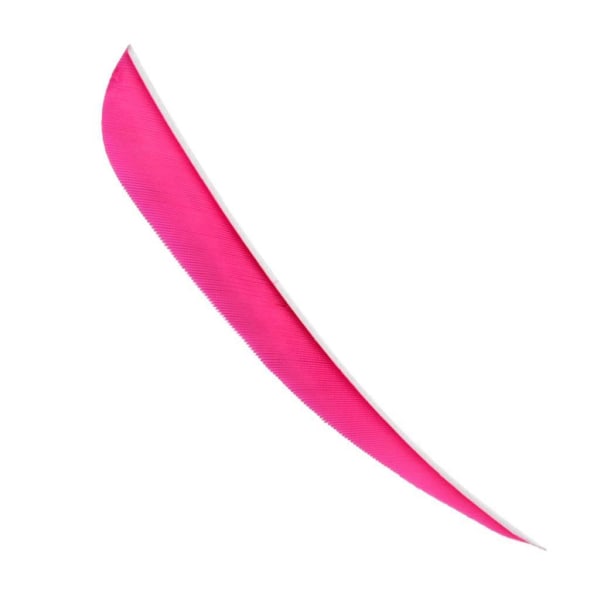 1/2/3/5 12 stycken För Bågskytte Jaktfjäder Fletching Right Rose Red 1Set