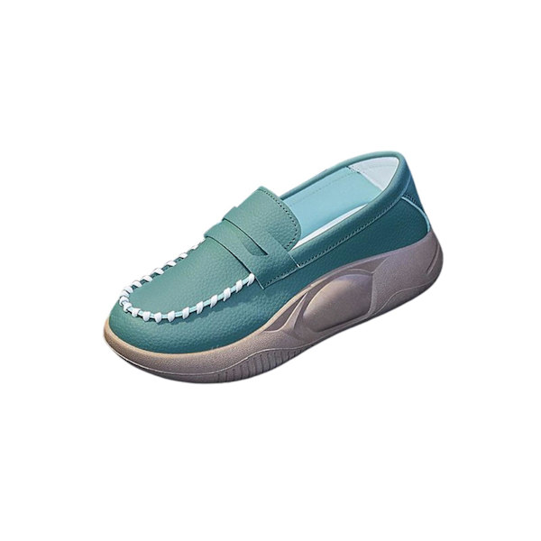 Casual Damskor Bekväma För Slip On Mjuk för Inomhus Green Size 39