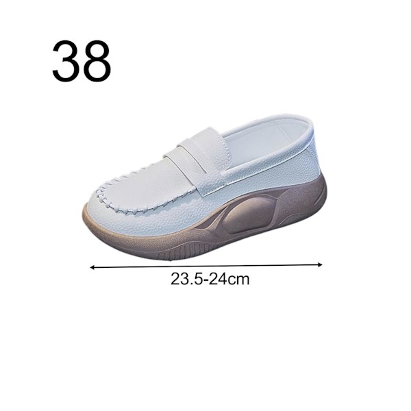 Casual Damskor Bekväma För Slip On Mjuk för Inomhus Beige Size 38