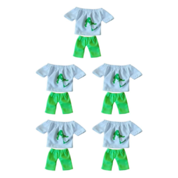 1/2/3/5 Fingertop Two Gripboard Skate Wheels Kläder Slitstarka Green 9x9cm 6x6.8cm 5Set