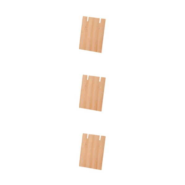 3/5 trätillverkat displayställ för örhängen Brett displayutrymme M 3Set