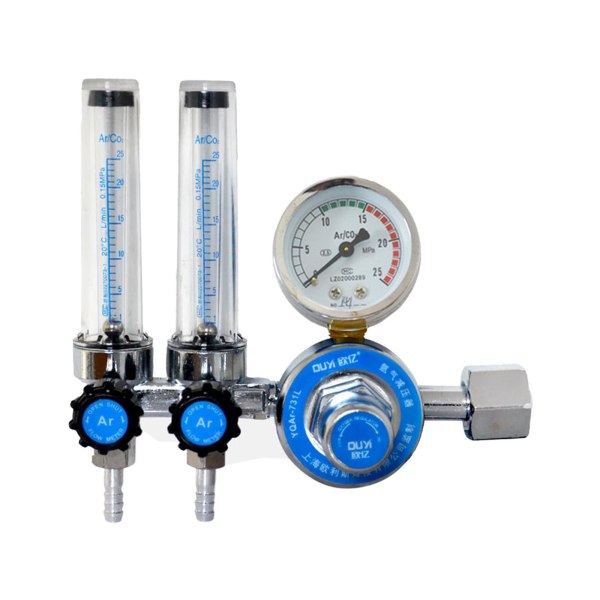 Argon CO2 Mig Tig För Flow Meter Flowmeter Regulator Gauge double