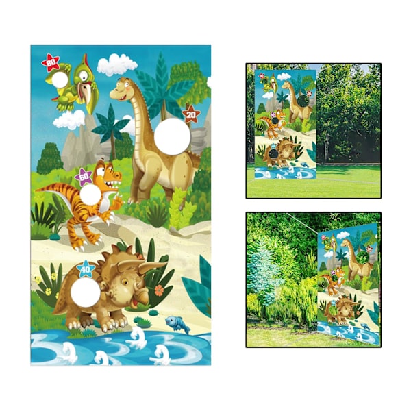 1/2/3 Återanvändbara speluppsättningar Banner Friends Interaction Toss Game Style C 1Set