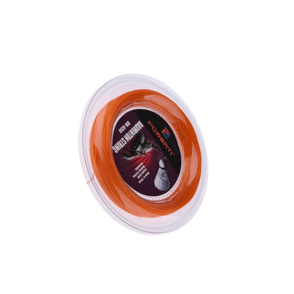 1/2/3 Smidig och slitstark Nylon Badminton Racket String Hög Orange 200m 2PCS