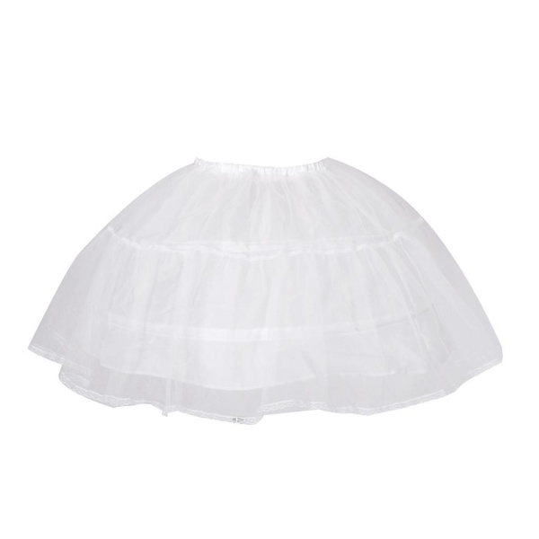 Kort underkjol Crinoline Underkjol Tutu Brudbröllopsklänning