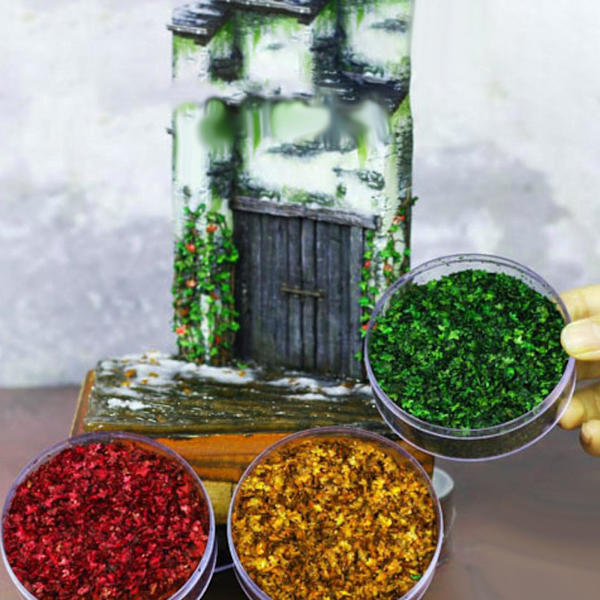 1/2/3/5 Miniature Cluster För Grass Grass Tufts Scenery Model Autumn yellow 110ml 1Set