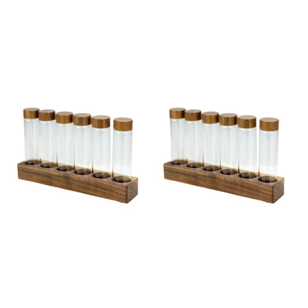 1/2 Kaffebönor Förvaringsbehållare Tom Spannmål Nötförseglad 22g 21.5 x 4.7 x 3cm 2Set