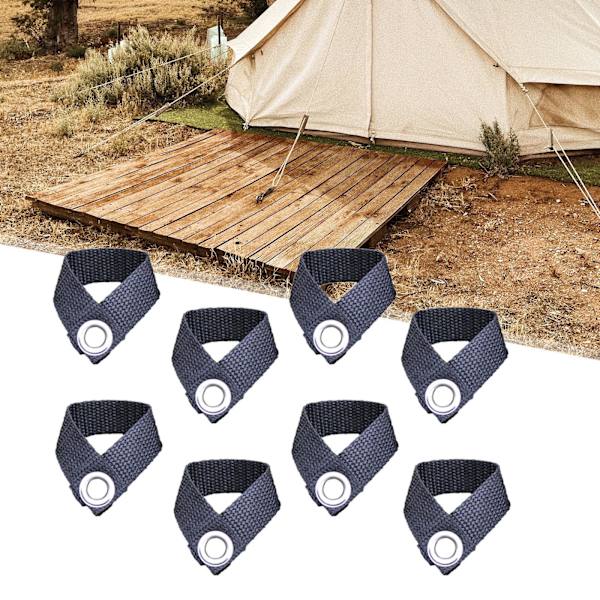 1/3/5 8x Tältpinnar Fixering Spänne Metallhål Camping Baldakin Stång 1Set
