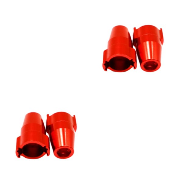 1/2/3/5 2 stycken bakre navhållare för 1/12 ECX Barrage Aluminium red 2Set