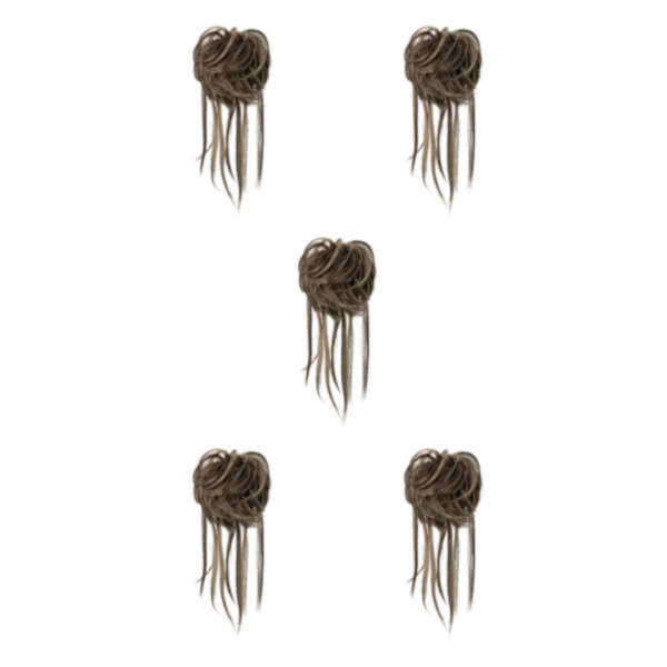 1/2/3/5 Fiber hästsvansbulle Multipurpose Frisyr Viktigt för 6h24b 5Set